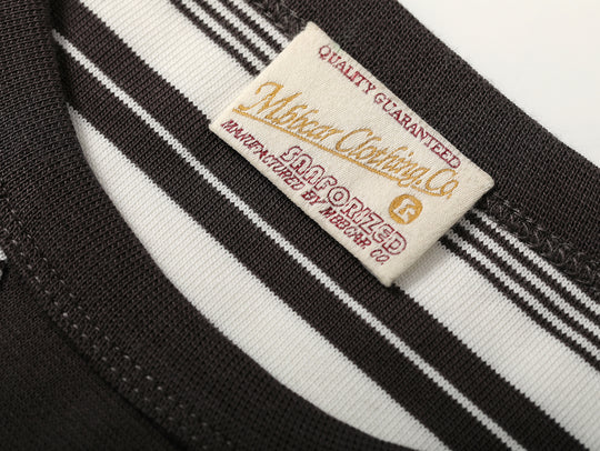 Striped Sports T-shirt-Charcoal Grey