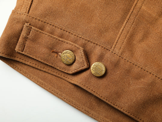Mackinaw Wool Oil-Waxed Canvas Cruiser Jacket