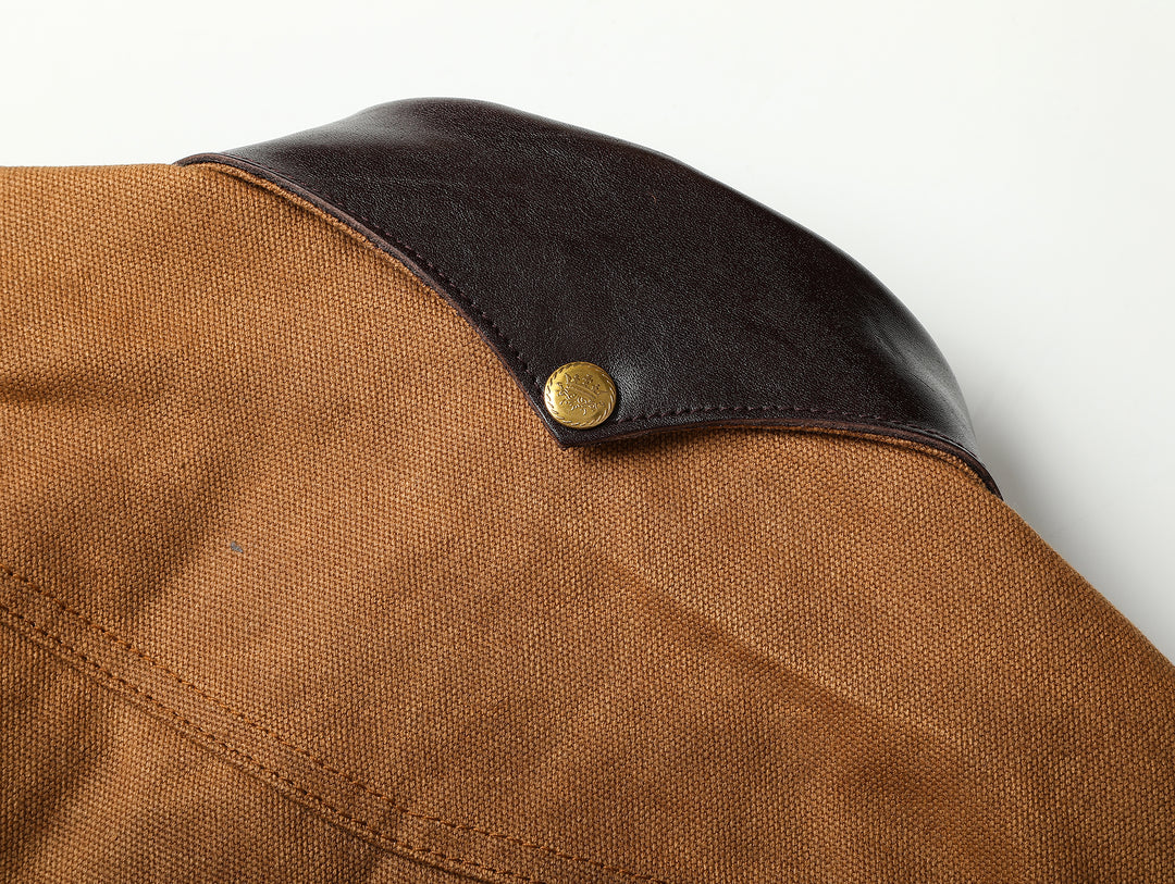 Mackinaw Wool Oil-Waxed Canvas Cruiser Jacket