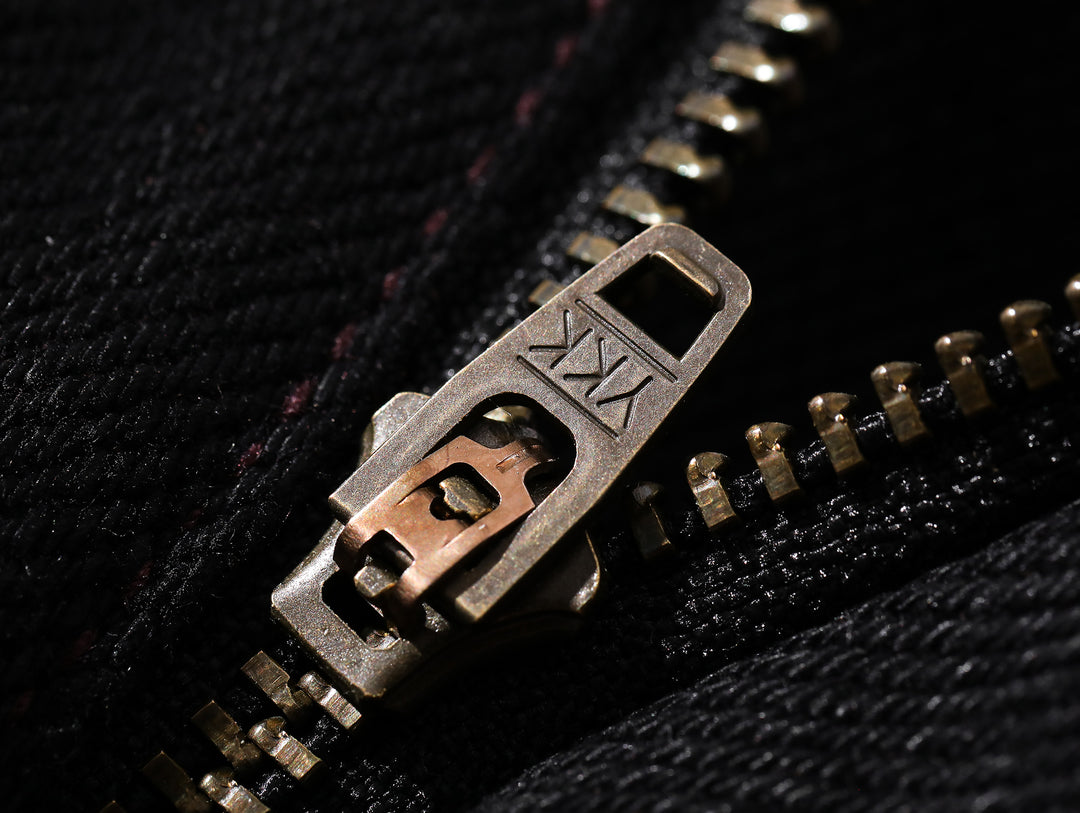 18.6OZ Black Swordsman Straight-Fit jeans