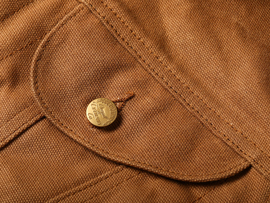 Mackinaw Wool Oil-Waxed Canvas Cruiser Jacket