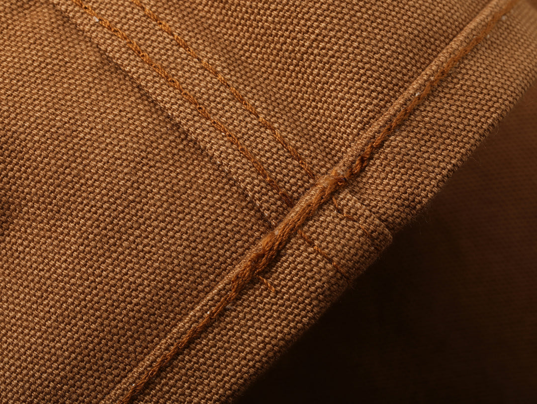 Oil-Waxed Canvas-Panel Double-Knee Logger pants