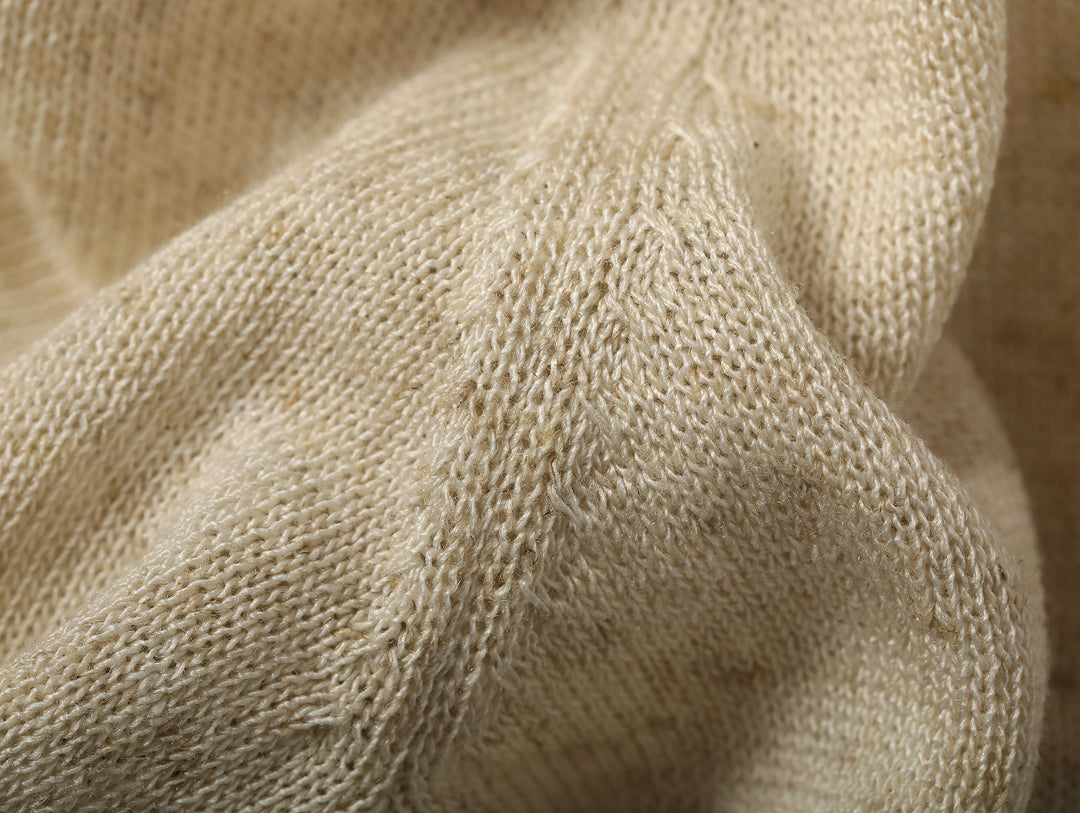 Tencel-Linen Blend Knitted Polo Shirt