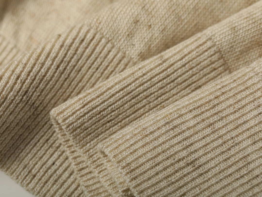 Tencel-Linen Blend Knitted Polo Shirt
