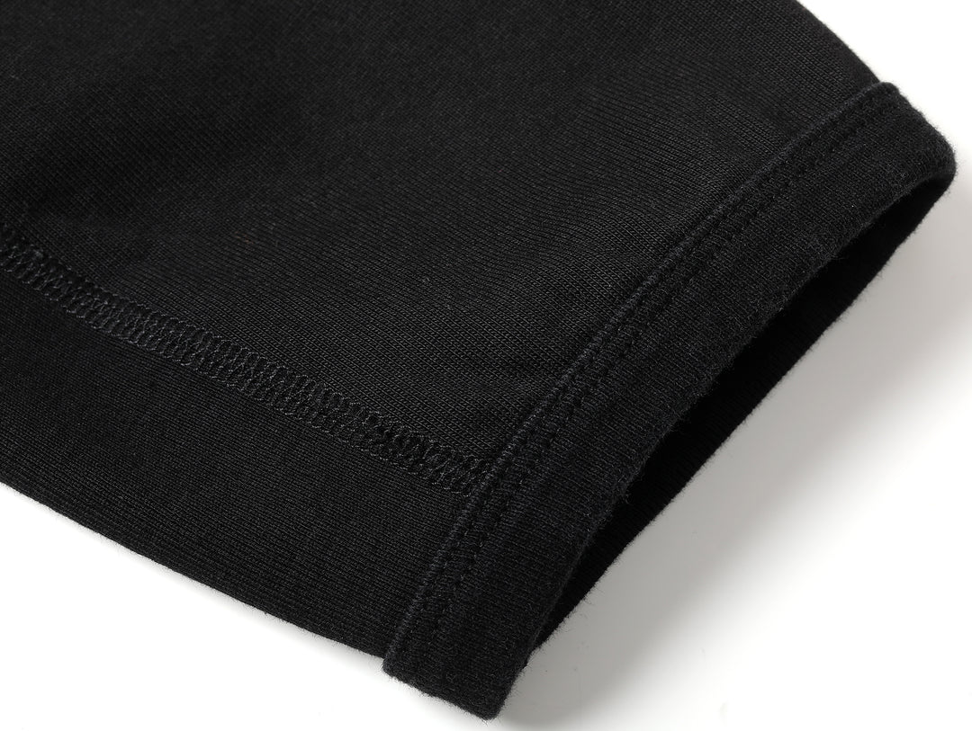 Motorcycle-Inspired Henley T-Shirt