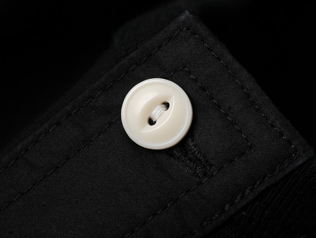 Motorcycle-Inspired Henley T-Shirt