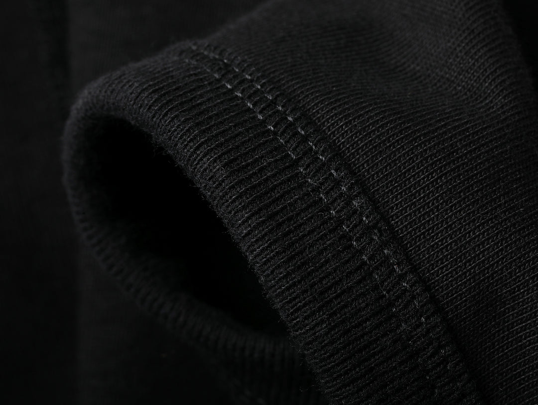 Motorcycle-Inspired Henley T-Shirt