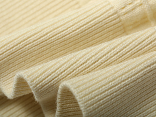 Hollowed-Out Knitted Shirt