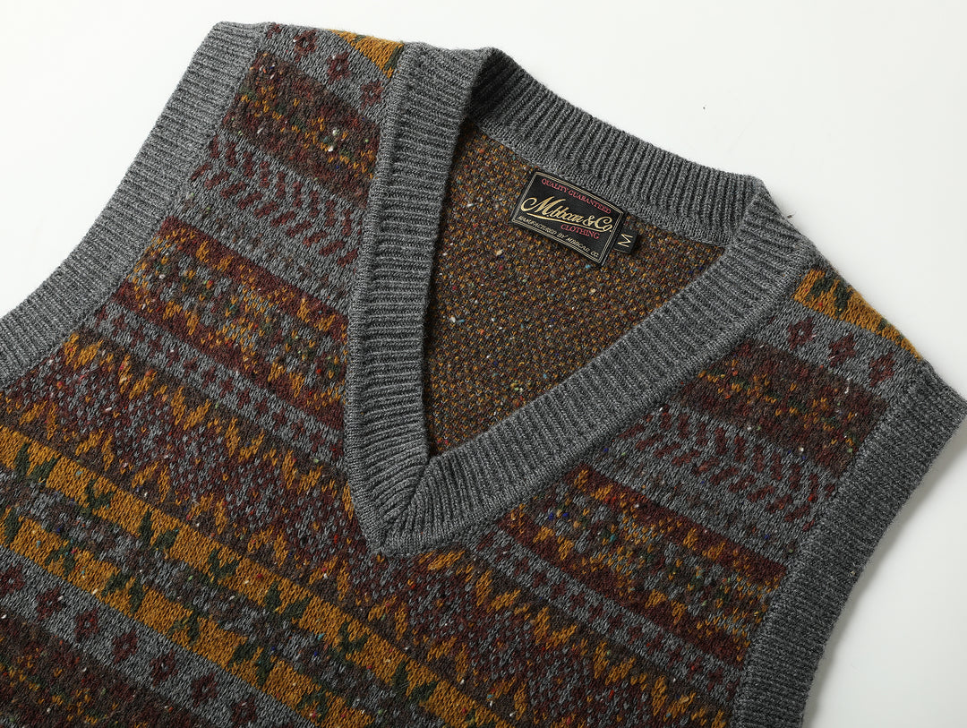 Fair Isle Knit Vest