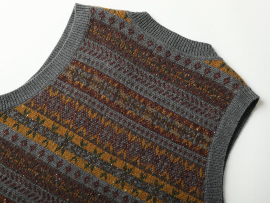 Fair Isle Knit Vest