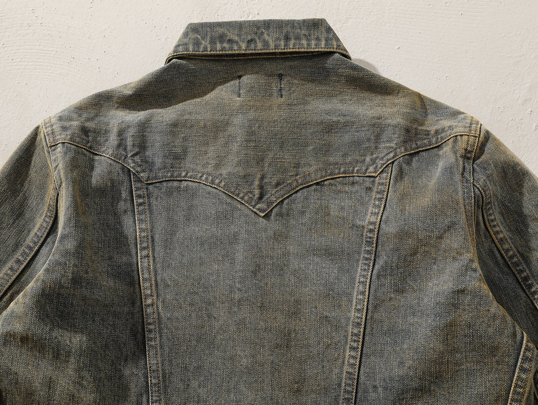 Western Series Mud-Dyed Washed Western Riders Jacket