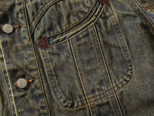 Western Series Mud-Dyed Washed Western Riders Jacket