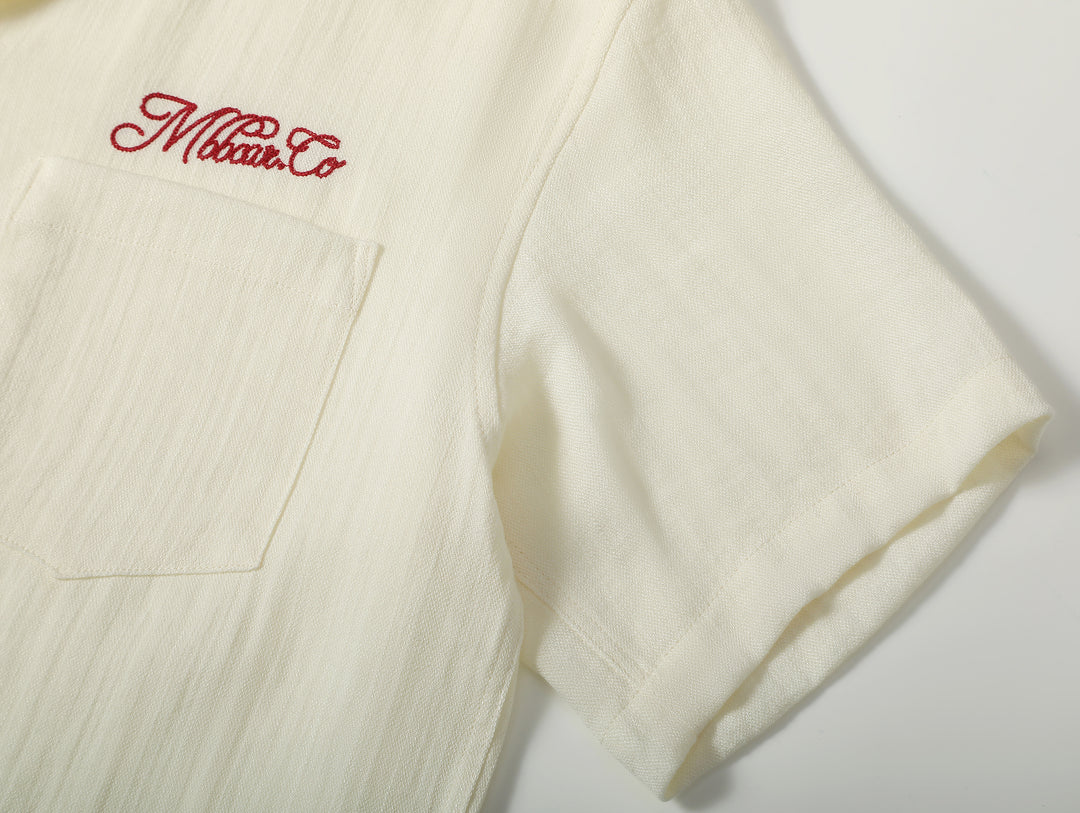 Flax Cuban Collar Shirt