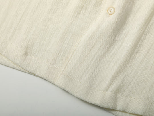 Flax Cuban Collar Shirt