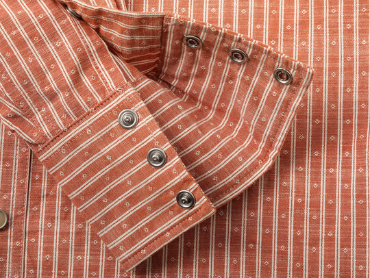 Western Series Yarn-dyed Striped Jacquard shirt