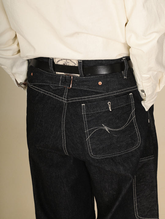 "Sun Never Sets" Wide-Leg jeans