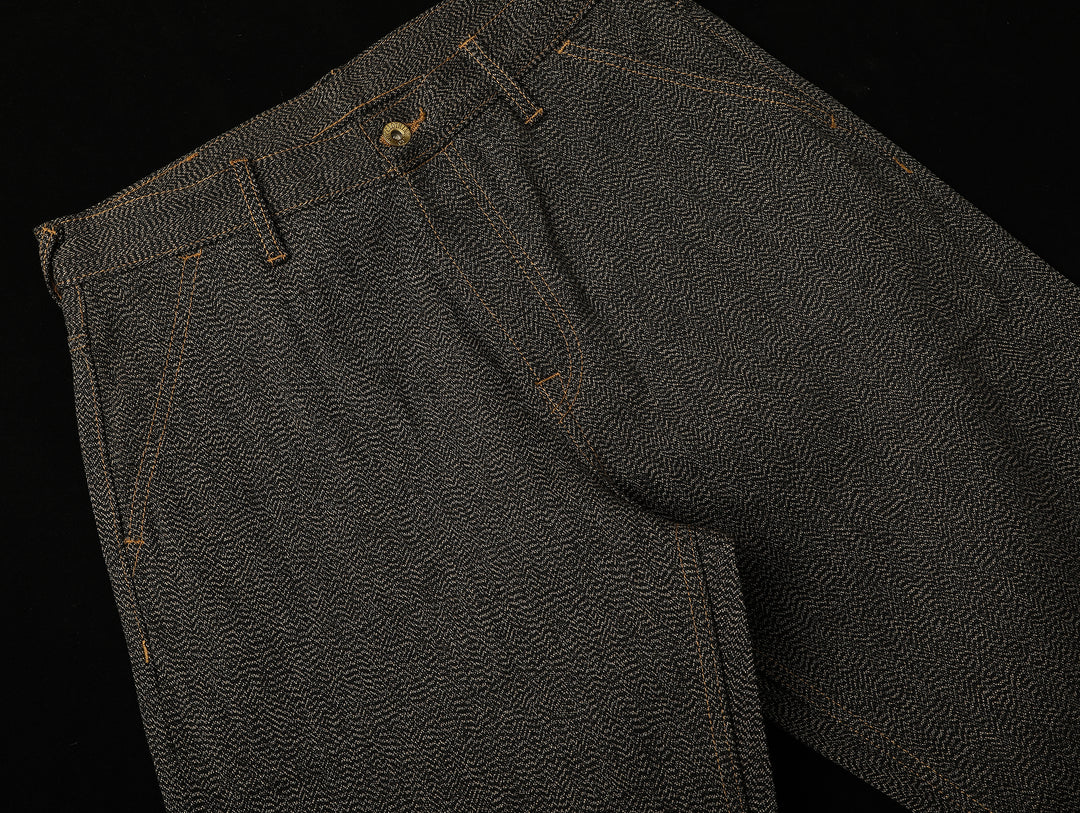 Mvc&Co. 724# Salt-and-Pepper Wide-Leg jeans