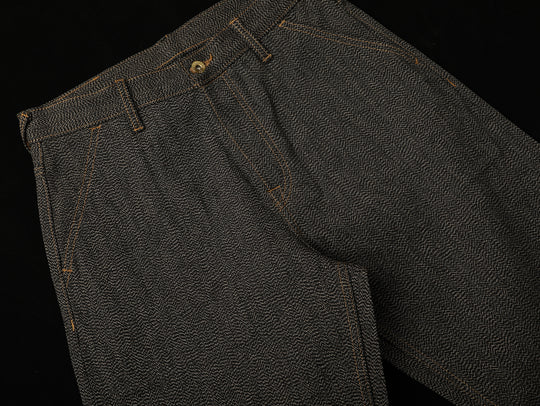 Mvc&Co. 724# Salt-and-Pepper Wide-Leg jeans