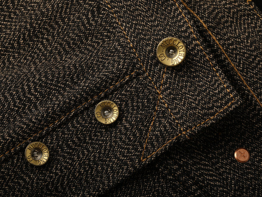 Mvc&Co. 724# Salt-and-Pepper Wide-Leg jeans