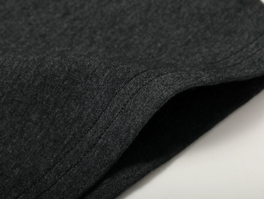 240-gram Flecked Grey Henley shirt