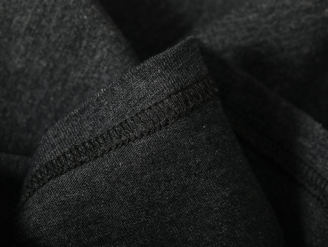 240-gram Flecked Grey Henley shirt