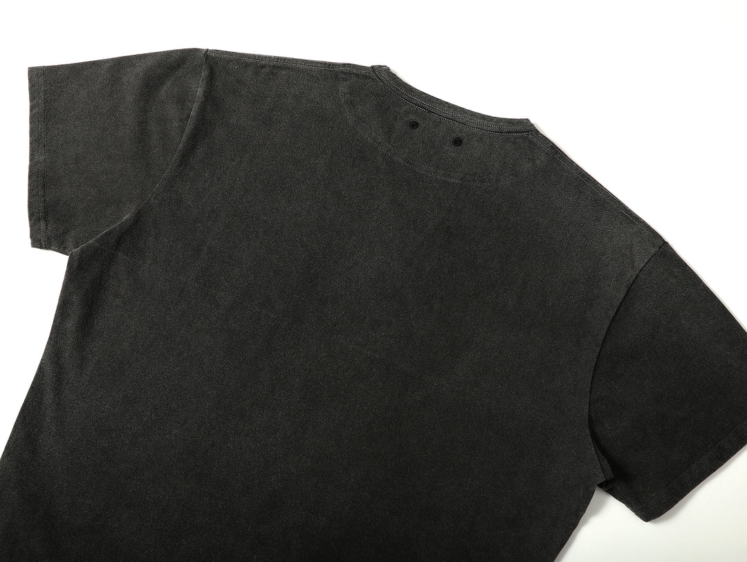 Single Pocket Basic T-Shirt-Grey