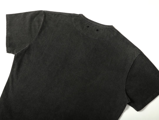Single Pocket Basic T-Shirt-Grey