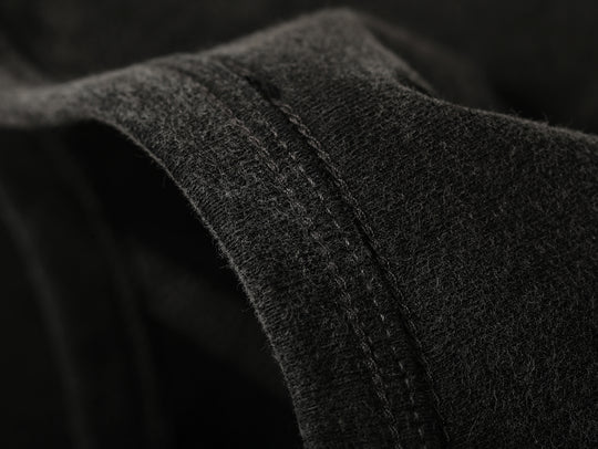 Single Pocket Basic T-Shirt-Grey