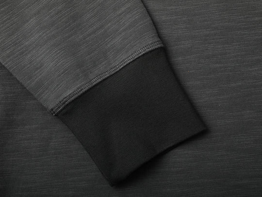 Western Series Sashiko Panel T-shirt-Dark Brown