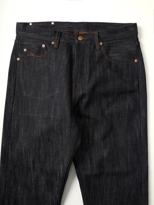 22OZ Selvedge 702 Tapered jeans-Desized