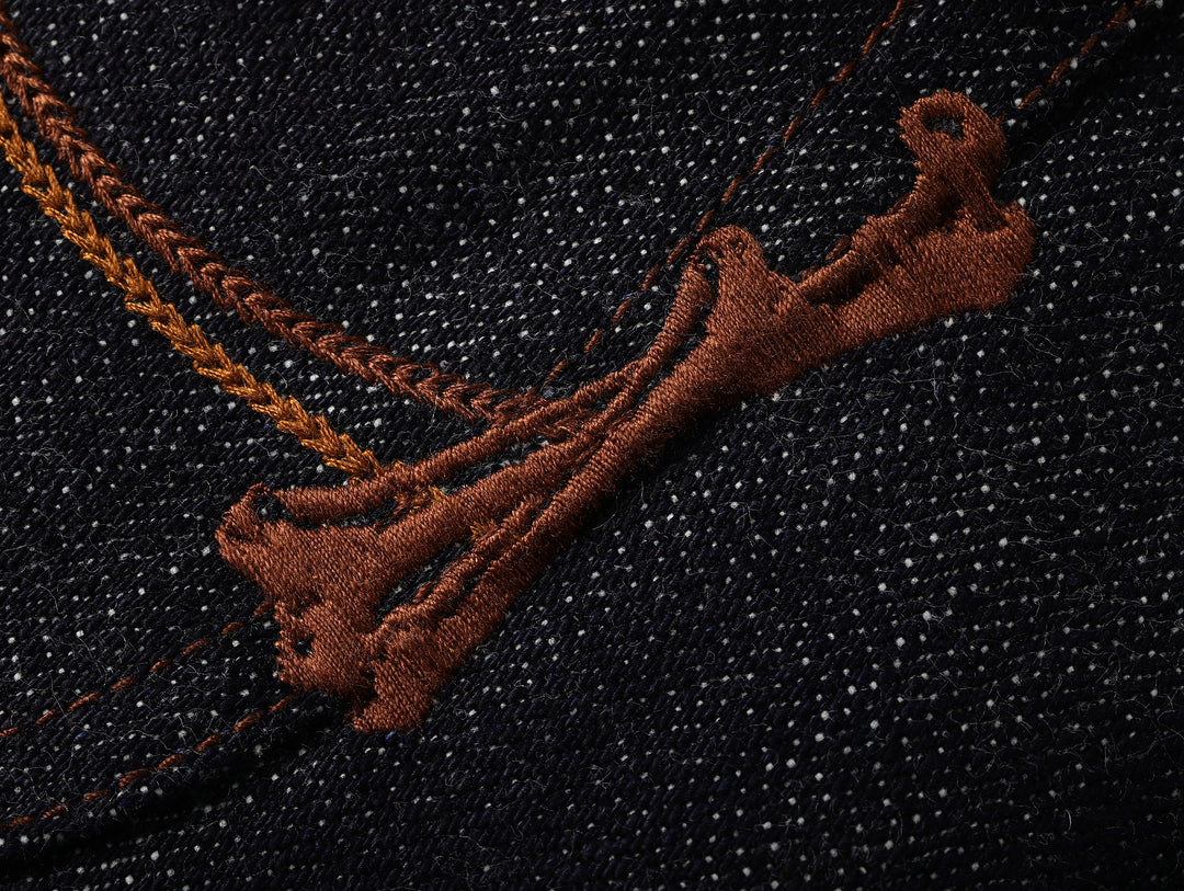 22OZ Selvedge 702 Tapered jeans-Desized