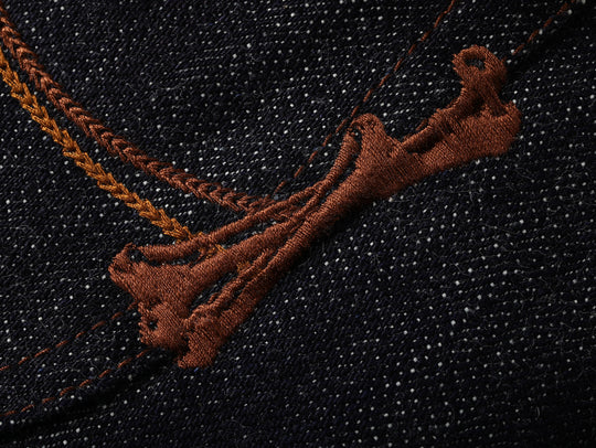 22OZ Selvedge 702 Tapered jeans-Desized