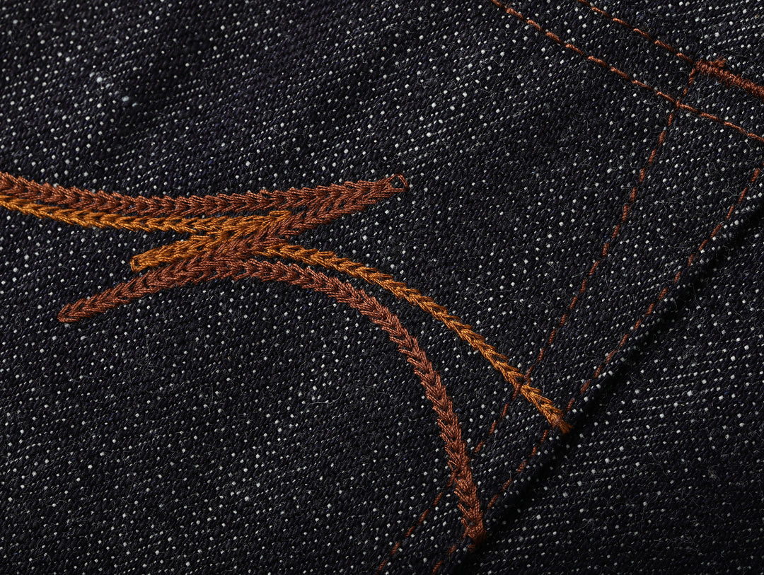 22OZ Selvedge 702 Tapered jeans-Desized