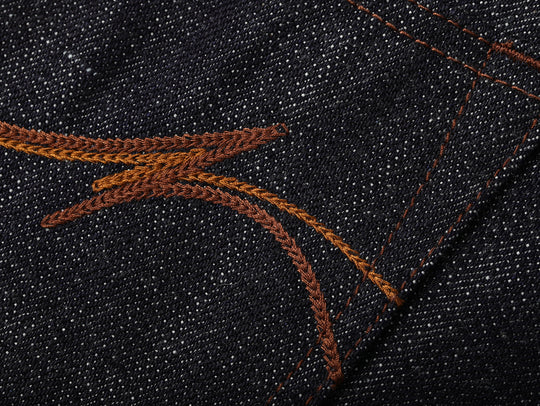 22OZ Selvedge 702 Tapered jeans-Desized