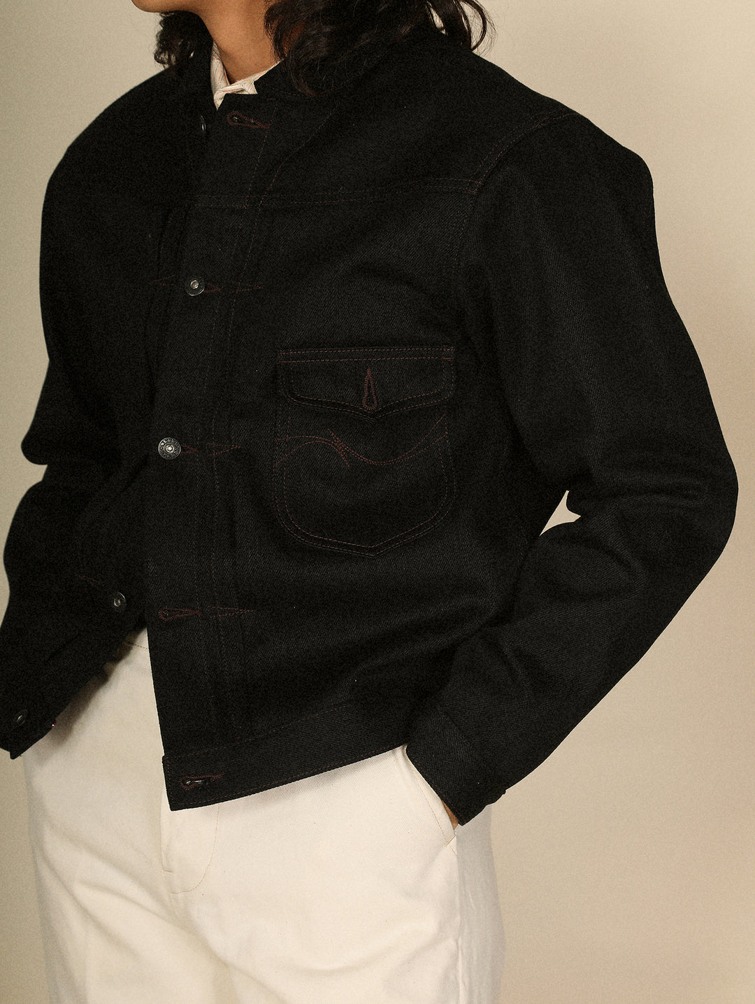 Black Swordsman Type1 Denim Jacket