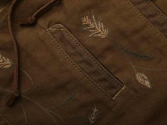 Western Series Shawl-Collar Embroidered Vest