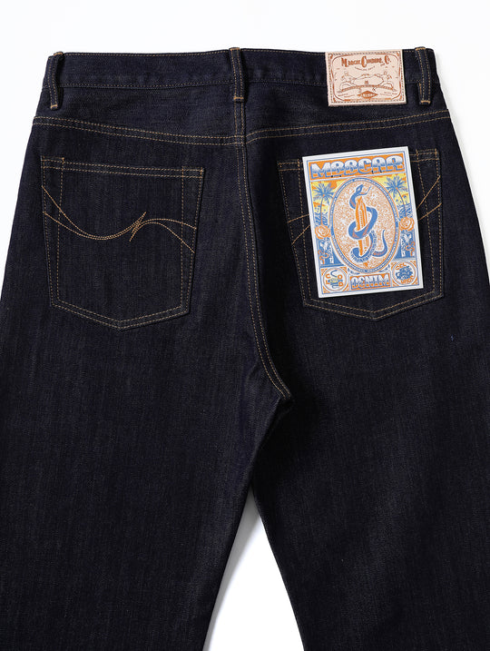 Cooling Series A-line jeans-Indigo