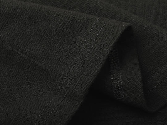 Classic Crew-neck T-shirt-Charcoal Gray