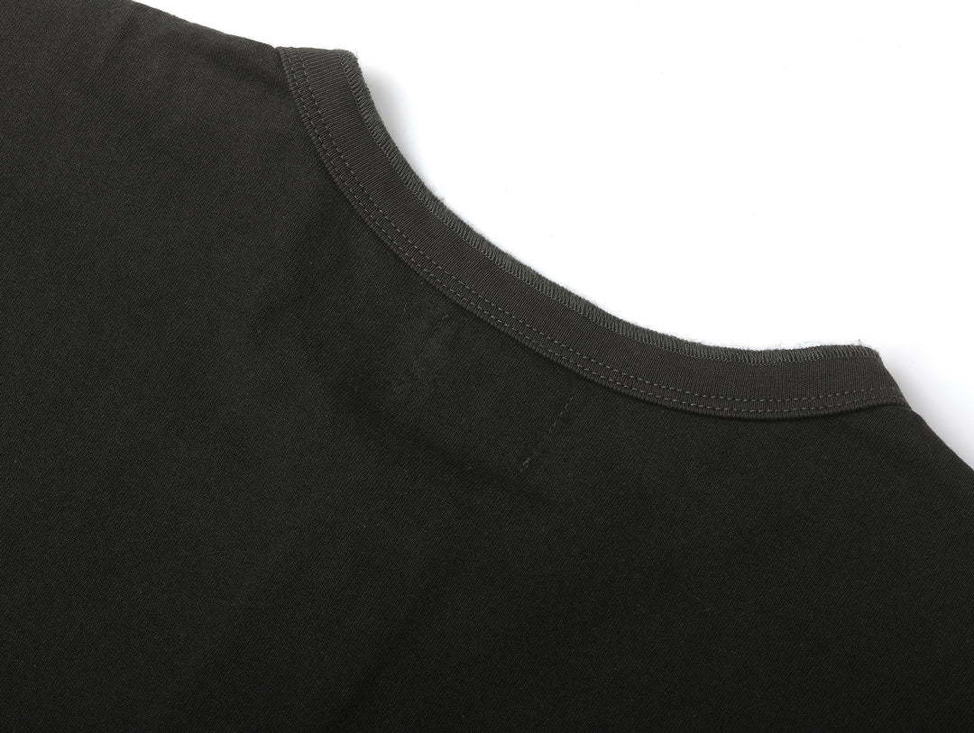 Classic Long-sleeve Henley shirt-White