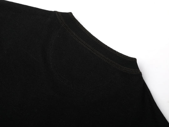 Western Series Women's Embroidered Bib-front Henley shirt-Black