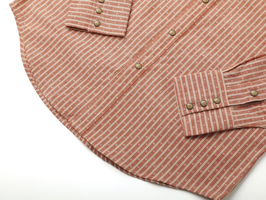 Western Series Yarn-dyed Striped Jacquard shirt