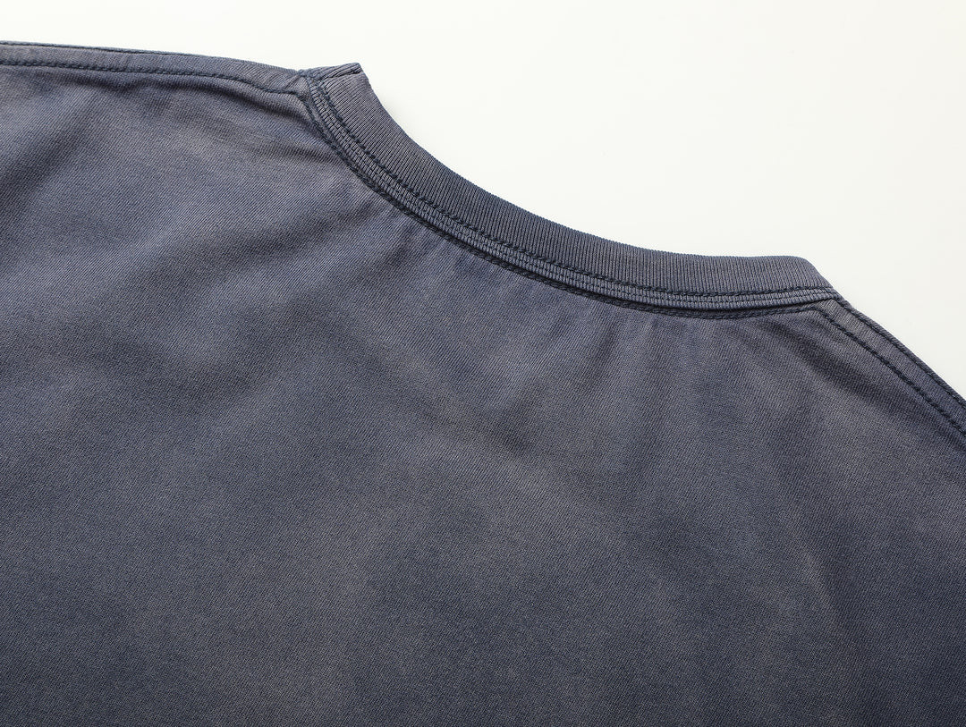 Sun-Faded Aged Patchwork T-shirt