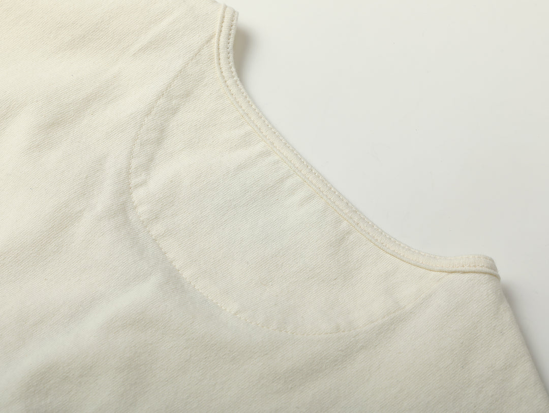 Fabric Loop Button Henley T-shirt