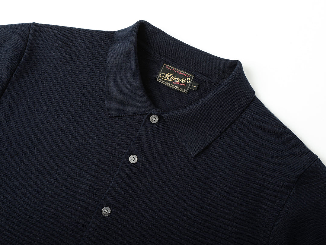 Polo Knit Cardigan