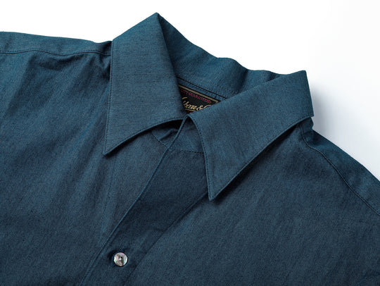 Riviera One-Piece Collar Denim Shirt