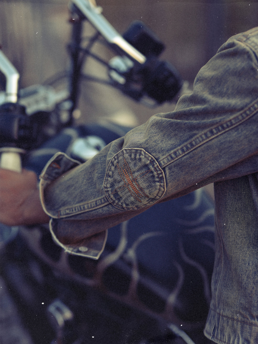 Western Series Mud-Dyed Washed Western Riders Jacket