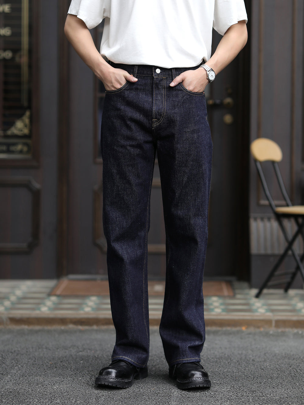 16.5OZ Classic Straight-Fit jeans