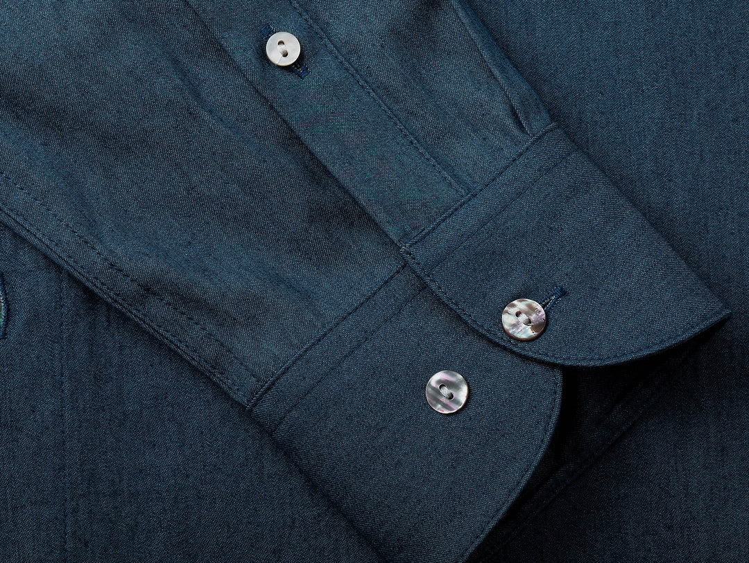 Riviera One-Piece Collar Denim Shirt
