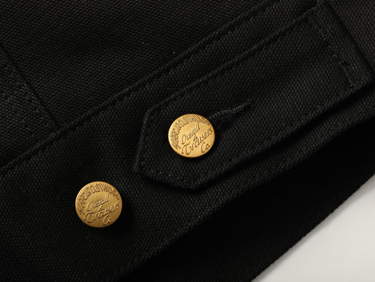 Mackinaw Wool Canvas Cruiser jacket-Black