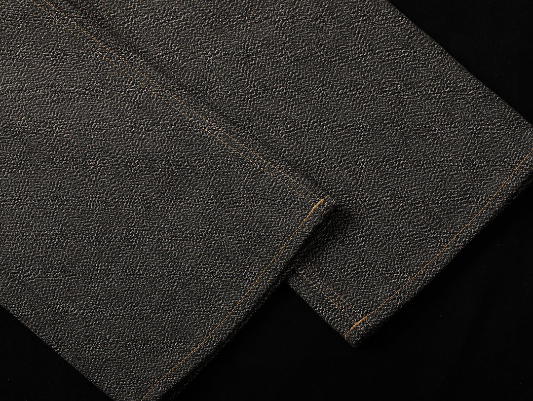 Mvc&Co. 719# Salt-and-Pepper Straight-Fit jeans